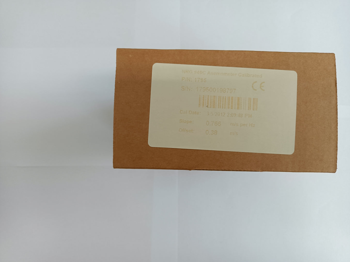 NRG #40C Calibrated Anemomether